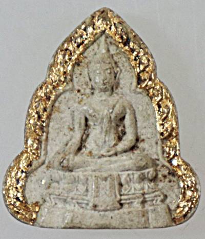 พระผงพิมพ์พระประธานวัดไร่เกาะต้นสำโรง ต.พระประโทน อ.เมือง นครปฐม หลวงพ่อเงิน ปลุกเสก