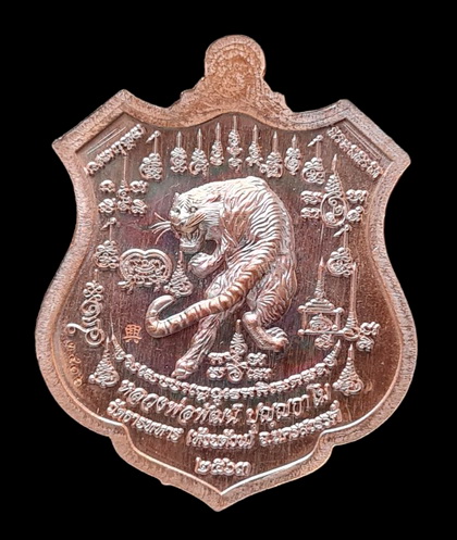 เคาะแรกแดง..พยัคฆ์เจ้าพระยา ๖๓..ทองแดงมันปูลงยาฟ้า # ๓๔๐๖..ล.พ.พัฒน์ วัดห้วยด้วน นครสวรรค์ / ส่ง ems