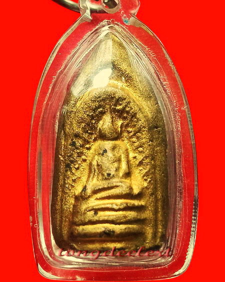 พระกริ่งคลองตะเคียนทาทองบรอนซ์ หลวงพ่อนารถ วัดศรีโลหะราษฎร์บำรุง จ.กาญจนบุรี สวยมากค่ะ