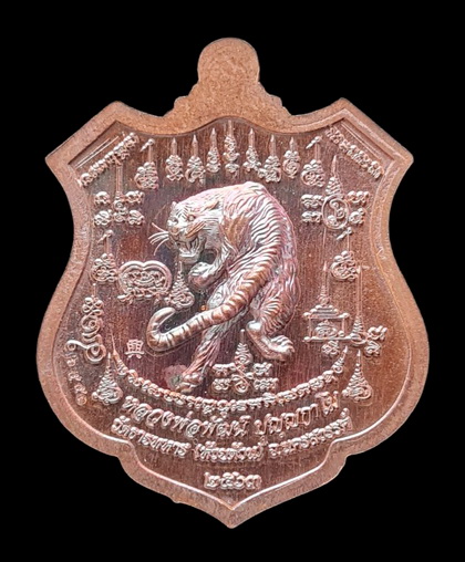 เคาะแรกแดง..พยัคฆ์เจ้าพระยา ๖๓..ทองแดงมันปูลงยาม่วง # ๖๕๕๐..ล.พ.พัฒน์ วัดห้วยด้วน จ.นครสวรรค์ 