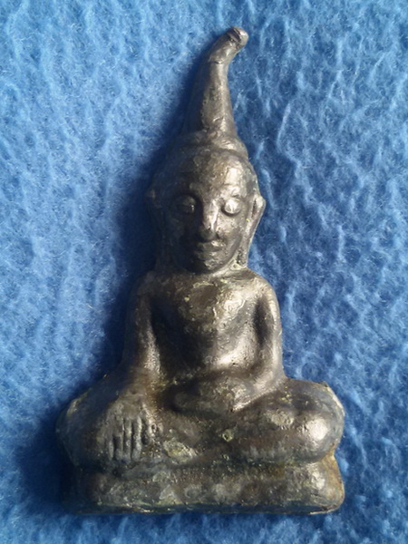 พระท่ากระดาน วัดทุ่งทอง จ. กาญจนบุรี หลังยันต์ พิมพ์ใหญ่