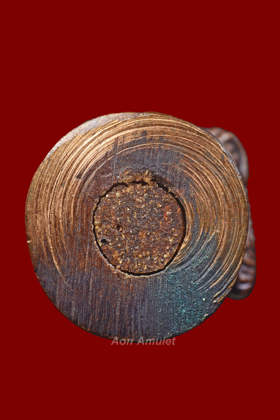 หนุมานเนื้อสัมฤทธิ์อุดสีผึ้ง รุ่น มหาปราบไพรี หลวงปู่บัว ถามโก วัดศรีบุรพาราม พศ.2554 หมายเลข 9376