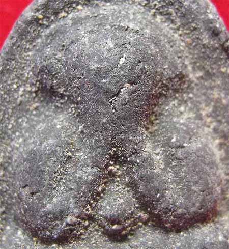 พระปิดตาหลวงปู่เฮี้ยง วัดป่าฯ พ.ศ.๒๕๐๘ พิมพ์ปีกกว้างหลังแบบ+บัตรรับรองพระแท้*85