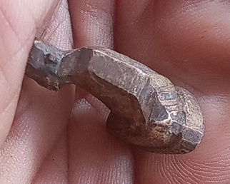 รูปหล่อปั๊มหลวงพ่อแนมวัดเขาหน่อ รุ่นแรกกวักเงิน