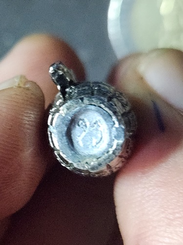 วัดสามง่าม จ.นนทบุรี ตะกรุดลูกระเบิดเปิดทรัพย์ หลวงพ่อไวพจน์ 2550 ก้นอุดตะกั่ว ตอกโค๊ต