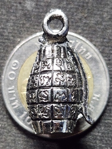 วัดสามง่าม จ.นนทบุรี ตะกรุดลูกระเบิดเปิดทรัพย์ หลวงพ่อไวพจน์ 2550 ก้นอุดตะกั่ว ตอกโค๊ต