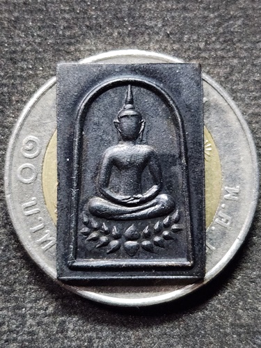 วัดเชิงท่า ลพบุรี พระสมเด็จบัวลอย หลวงพ่อถม อายุ 80 ปี 2535 