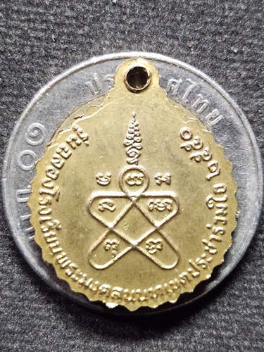 วัดไทรใหญ่ นนทบุรี เหรียญหลวงพ่อทองคำ 2550