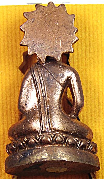 รูปหล่อพระแสงอาทิตย์ทันใจ อุดผงสำเร็จ หลวงปู่ผล วัดอินทาราม อยุธยา