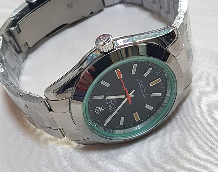 นาฬิกา rolex milgauss ของใหม่ มือ 1 ซีลหุ้มสายยังไม่ได้แกะเลย ขอบเขียว เหนี่ยวทรัพย์ ยอดนิยม ตัวเรือ