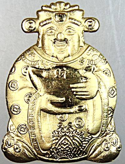 ๒๐ หน้ากากเทพเจ้าโชคลาภ หลังเป็นกำมะหยี่