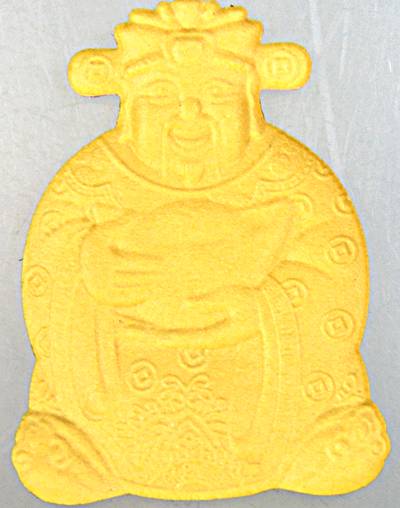 ๒๐ หน้ากากเทพเจ้าโชคลาภ หลังเป็นกำมะหยี่