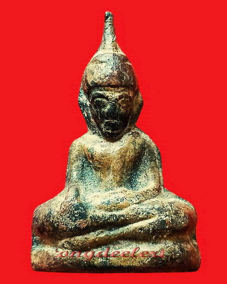 พระท่ากระดาน วัดถ้ำเสือ จ.กาญจนบุรี สร้างจากตะกั่วสนิมแดงกรุศรีสวัสดิ์