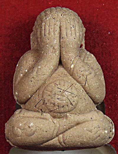 พระปิดตารวยทันใจ หลวงพ่อทองพูน สำนักปฎิบัติธรรมถ้ำจำปาทอง ราชบุรี  เกษา  ตะกรุด