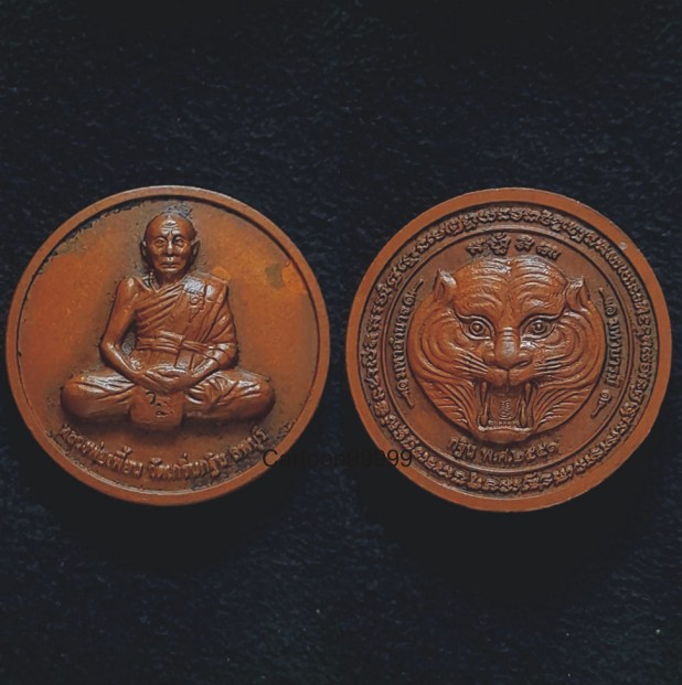 เหรียญหลวงพ่อเพี้ยน วัดเกริ่นกฐิน บ้านหมี่ ลพบุรีครับ หลังหน้าเสือครับผม 