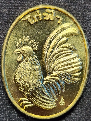 วัดถ้ำพรหมสวัสดิ์ ลพบุรี เหรียญไก่ฟ้า หลวงพ่อสรวง รุ่นรวยทวีคูณ ปี2559