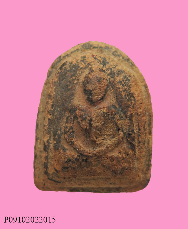 พระพิมพ์ยอดขุนพล เนื้อดิน ลงกรุ