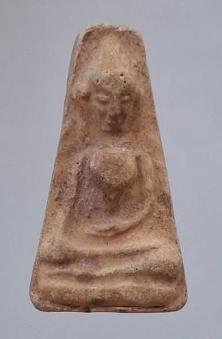 พระผงสุพรรณ หลวงพ่อเปา วัดสวนสำราญ อ.พระพุทธบาท จ.สระบุรี เนื้อดินเผา มากด้วยประสบการณ์