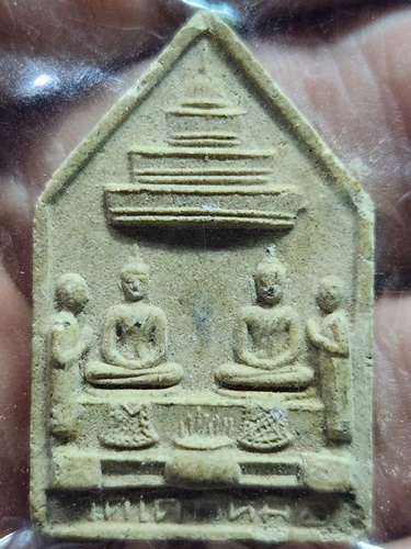 วัดโคกหม้อ ลพบุรี พระผง 5เหลี่ยม 