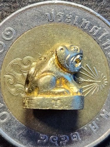 วัดเกริ่นกฐิน ลพบุรี เสือจิ๋ว หลวงพ่อเพี้ยน  ตอกโค๊ต ว.ฐ ปี 2554 