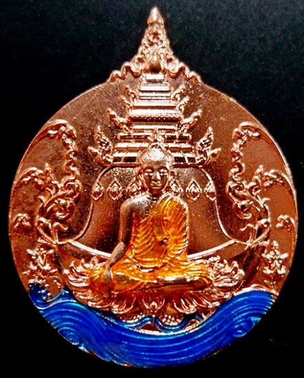 เหรียญพระพุทธภาวนาวิริยบารมี วัดระฆังโฆสิตารามวรมหาวิหาร จ.กรุงเทพฯ เนื้อทองแดงนอกลงยา สวยครับ