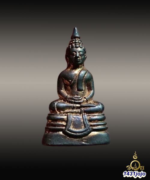 พระกริ่งหลวงพ่อโสธร เทดินไทย เนื้อนวะ ก้นนวะ ปี 45 กล่องวัดเดิมๆครับ