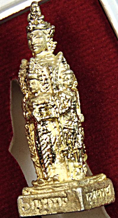 รูปหล่อท้าวมหาราชทั้ง ๔ วัดหน้าพระเมรุ อยุธยา