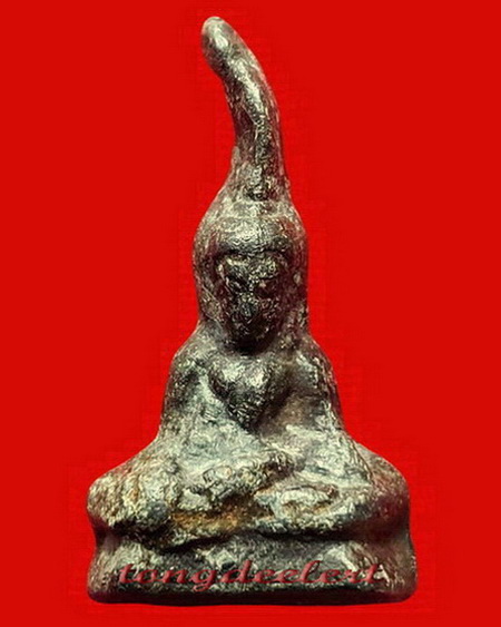 พระท่ากระดานพิมพ์หล่อโบราณ หลวงพ่อนารถ วัดศรีโลหะราษฎร์บำรุง จ.กาญจนบุรี ยุคแรก หายาก สวยมากค่ะ