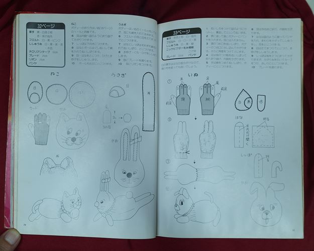(ปิด49-) หนังสือญี่ปุ่นถักโครเชต์ตุ๊กตาน่ารัก 21x25.5 ซ.ม. (สภาพมือ2)