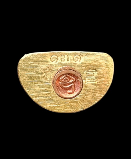 คาะแรกแดง..กริ่งเล็ก ลพ.สำเร็จศักดิ์สิทธิ์ ๖๔..กะไหล่ทองลงยาฐานแดง # ๑๓๑..วัดตลิ่งชัน จ.สระบุรี