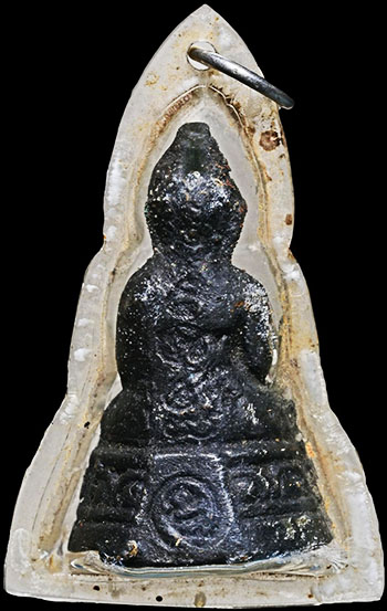 *พระกริ่งเชียงแสนรมดำ รุ่นแรก ปี๒๕๐๐ หลวงพ่อเงิน วัดดอนยายหอม นครปฐม*