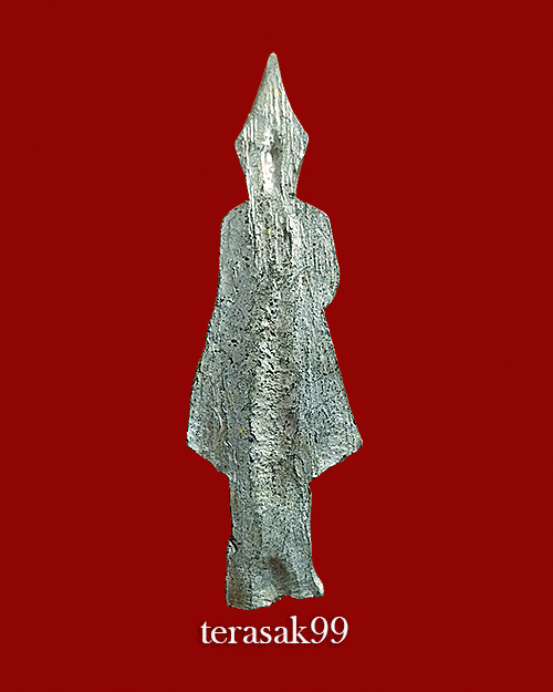 พระกรุวัดเกาะสัมพันธวงศ์ พิมพ์ยืนประทานพร เนื้อชินเงิน กรุงเทพฯ (1)