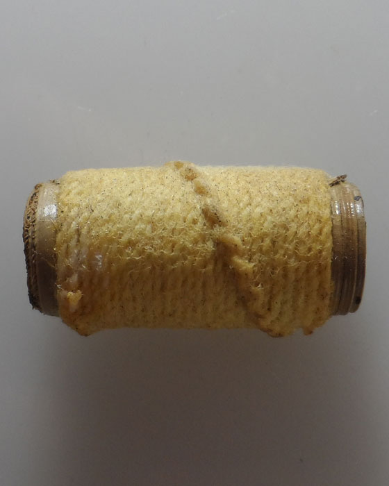 ตะกรุดใบลานอุดมวลสารเก่ายุคแรก ครูบาหาญ วัดดงลาน จ.แพร่