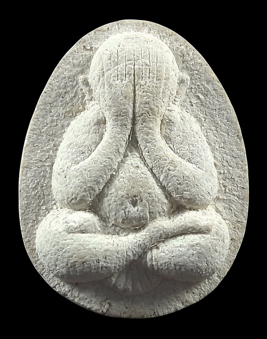 พระปิดตา หลวงพ่อแล วัดพระทรง จ.เพชรบุรี รุ่นบูรณะอุโบสถ ปี2539