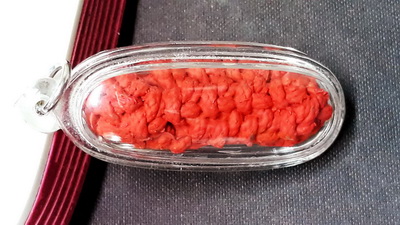 ตะกรุดดอกแดงเมียมาก นารีอุปถัมภ์อาจารย์เวทย์สุรินทร์เสกเดี่ยว สวยเดิมพร้อมเลี่ยมห้อยครับ