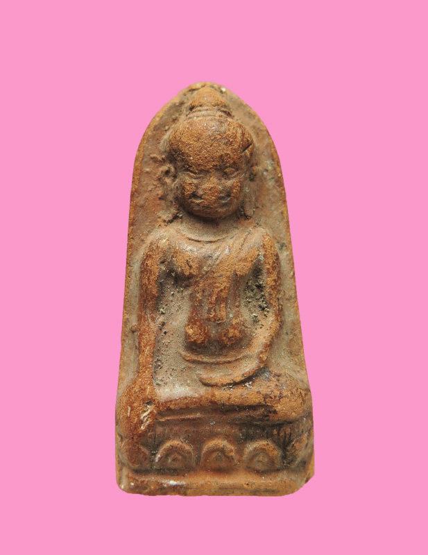 พระพิมพ์หูยาน เนื้อดิน สูง 1 นิ้วครึ่ง