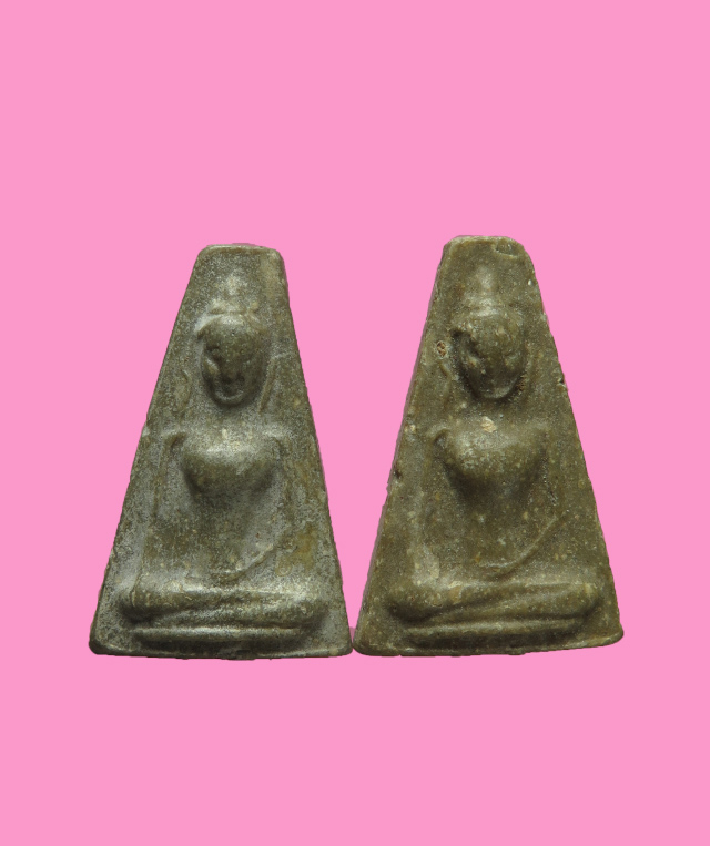 แพ็คคู่ พระผงสุพรรณ หลวงพ่อไสว วัดปรีดาราม