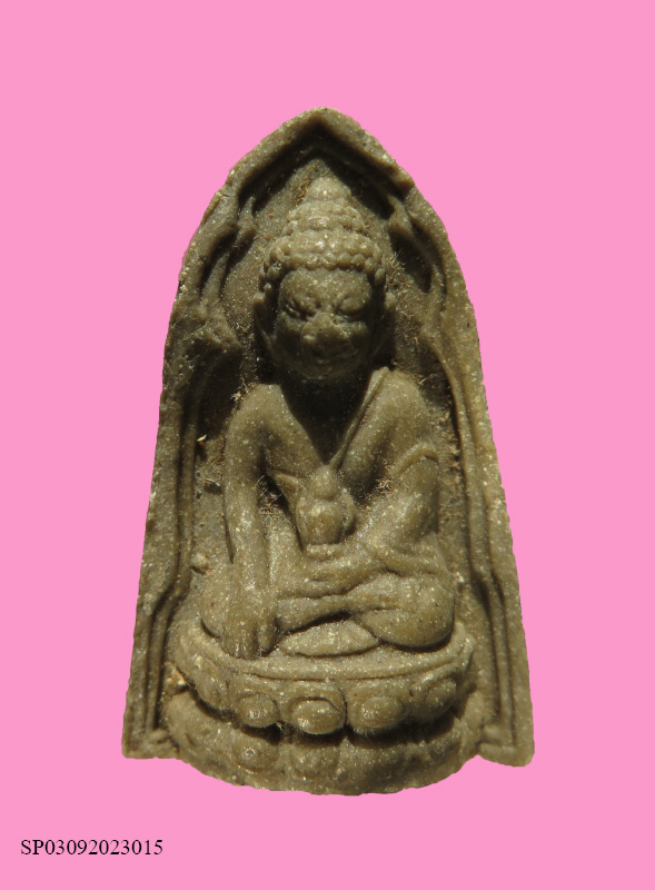 พระพิมพ์พระกริ่งครึ่งซีก เนื้อผงน้ำมัน วัดสุทัศน์ ปี 23