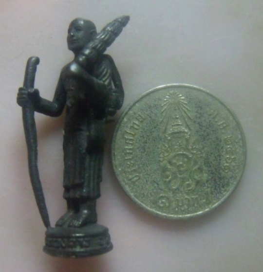 **เบาๆ**รูปหล่อพระสิวลี รุ่น ๑ วัดหนองคาง อ.ชุมแสง จ.นครสวรรค์ เนื้อทองแดงรมดำ**สวยๆ เชิญชมครับ