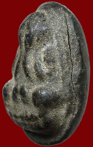 *พระปิดตา หลวงพ่ออยู่ วัดบางหัวเสือ สมุทรปราการ เนื้อว่านยาคลุกรักจุ่มรัก*