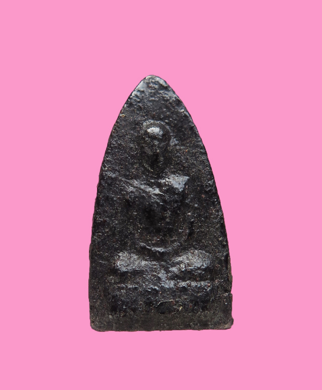 พระผงรูปเหมือนเกจิ เนื้อว่านชุบรัก