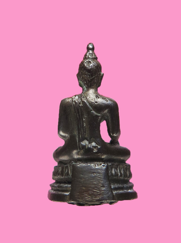 พระชัยวัฒน์หลวงพ่อวัดไร่ขิง ปี2521 เนื้อนวะโลหะ หลวงปู่โต๊ะ/หลวงปู่เพิ่มร่วมปลุกเสก