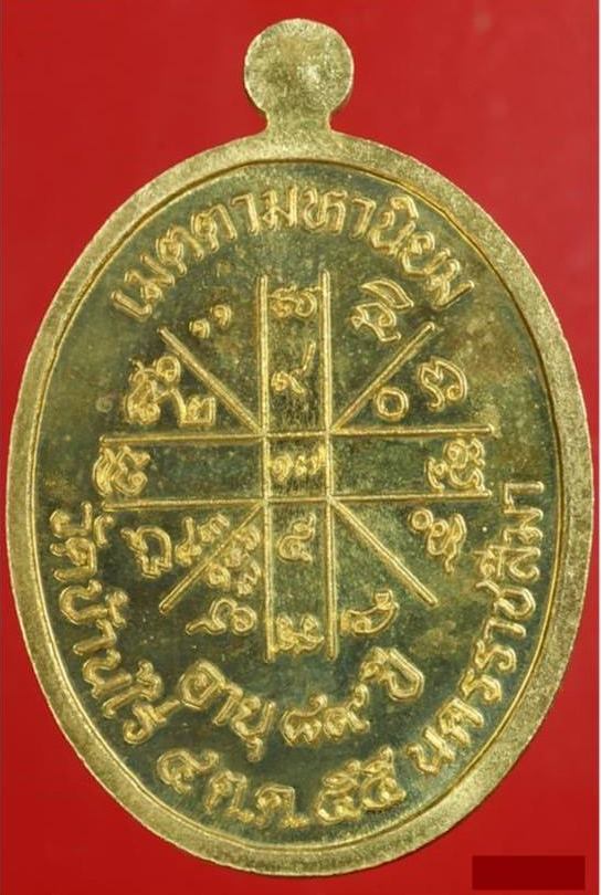 เหรียญหลวงพ่อคูณปริสุทโธ รุ่นเจริญพรบน 89 พิมพ์ครึ่งองค์ เนื้อทองฝาบาตร ปี 2555