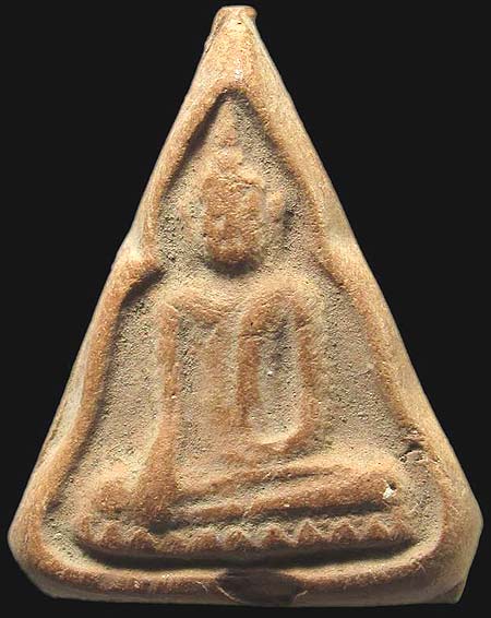 *พระหลวงพ่อโบสถ์น้อย วัดอมรินทร์ฯ กทม.หลังตอกโค๊ด รุ่น๒ ปี๒๕๑๐ เนื้อดิน*