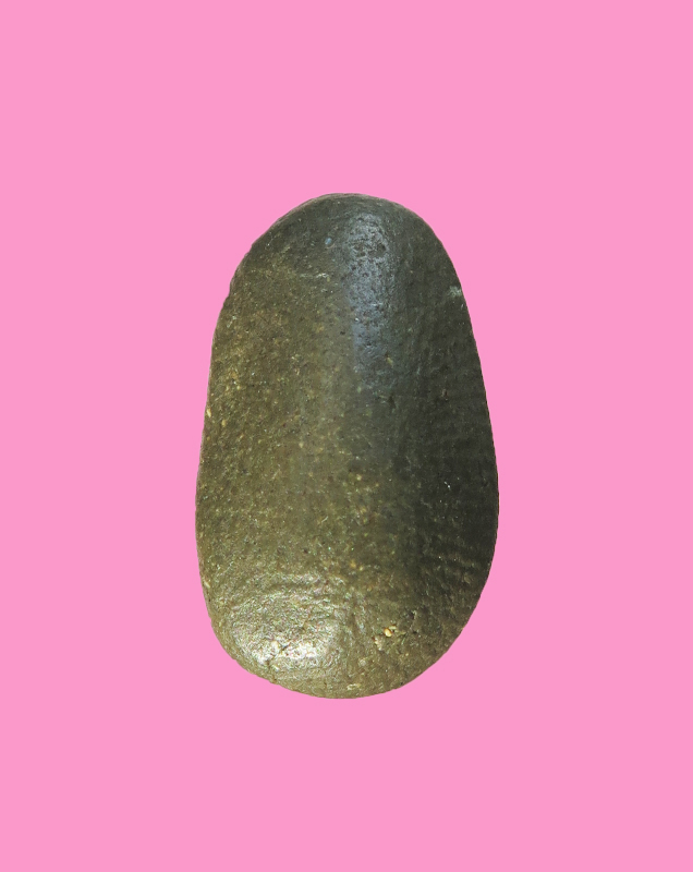 พระเม็ดข้าวเม่า เนื้อเขียว