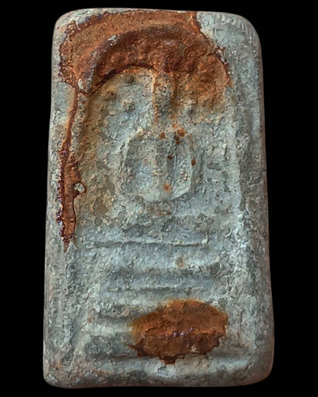 สมเด็จพิมพ์ปรกโพธิ์ ขนาดประมาณ 3.3 x 2 ซ.ม.เก่าเก็บหลายสิบปี ไม่ทราบเกจิสร้าง