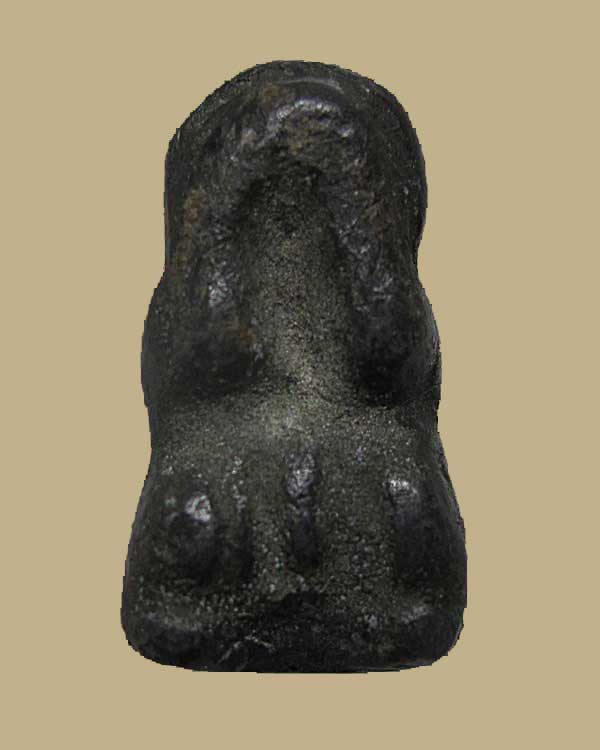 พระปิดตานั่งยอง หลวงปู่บัว วัดรวก จ.สมุทรปราการ เนื้อตะกั่ว