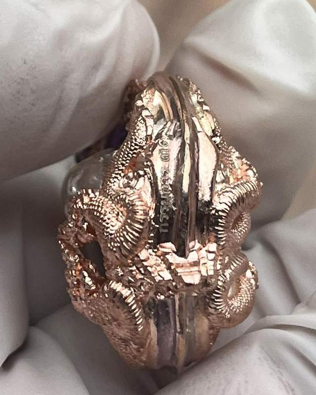 หลวงปู่จื่อ หลวงปู่จือ วัดเขาตาเงาะ ชัยภูมิ งานพุทธศิลป์ ชุดกรรมการ เนื้อ 2 K ลงยาม่วง