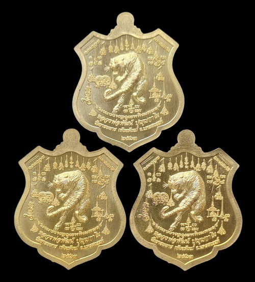 เคาะแรกแดง..พยัคฆ์เจ้าพระยา ๒๕๖๓..ทองทิพย์ ๓ เหรียญ..ล.พ.พัฒน์ วัดห้วยด้วน จ.นครสวรรค์ / ส่ง ems