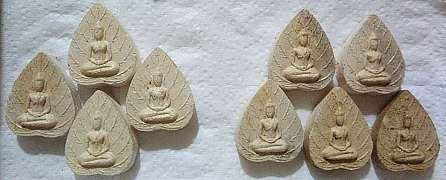 *พระผงใบโพธิ์ หลังศก.๑๗ หลวงพ่อมุม วัดปราสาทเยอร์เหนือ ศรีสะเกษ ปี๒๕๑๗*